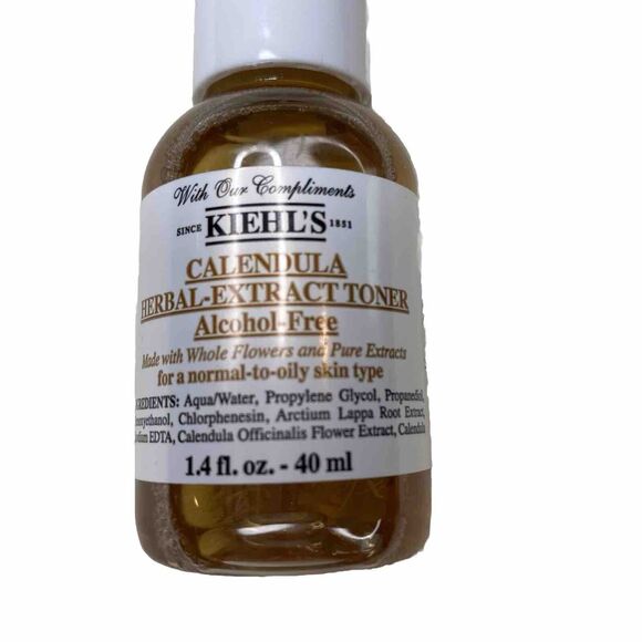 Kiehl’s Calendula Herbal Extract Toner 1.4 oz / 40 ml Brand New. SEALED - Picture 2 of 5